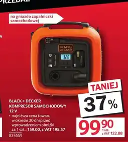 Selgros Kompresor samochodowy Black + Decker oferta