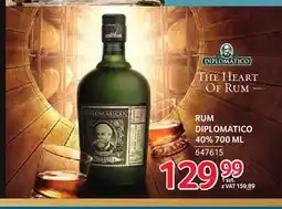 Selgros Rum Diplomático 40% oferta