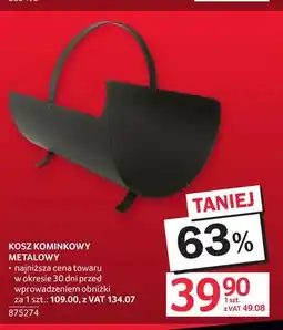 Selgros Kosz kominkowy metalowy oferta