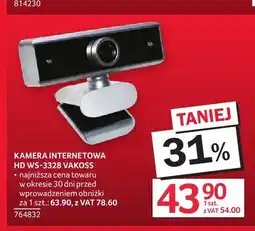 Selgros Kamera internetowa Hd WS-3328 Vakoss oferta