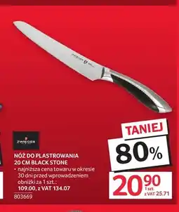 Selgros Nóż do plastrowania 20 cm Black Stone Zwieger oferta