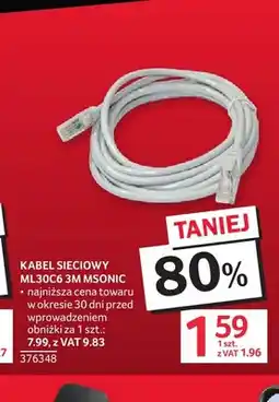 Selgros Kabel sieciowy ML30C6 3 m Msonic oferta