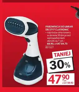 Selgros Parownica do ubrań Db 3717 Clatronic oferta