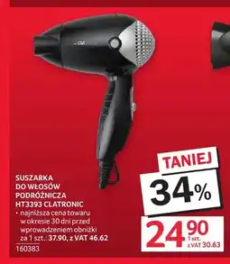 Selgros Suszarka do włosów podróżnicza HT3393 Clatronic oferta