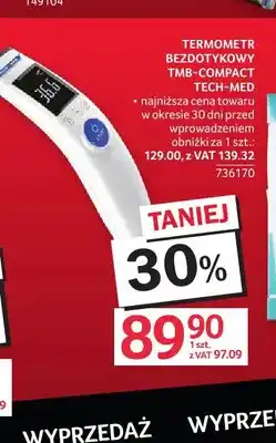 Selgros Termometr bezdotykowy TMB-Compact Tech-Med oferta