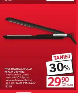 Selgros Prostownica Apollo HS7034 Grundig oferta
