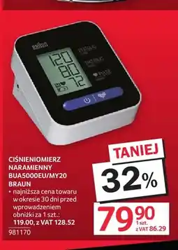 Selgros Ciśnieniomierz naramienny BUA5000EU/MY20 Braun oferta