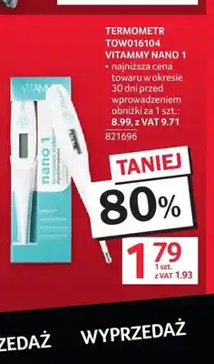 Selgros Termometr TOW016104 Vitammy Nano 1 oferta