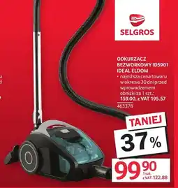 Selgros Odkurzacz bezworkowy ID5901 Ideal Eldom oferta