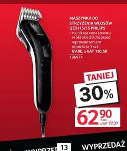 Selgros Maszynka do strzyżenia włosów QC5115/15 Philips oferta