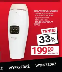 Selgros Depilator Ipl S5 Webber oferta