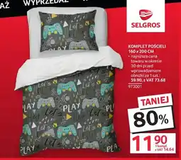Selgros Komplet pościeli 160x200 cm oferta