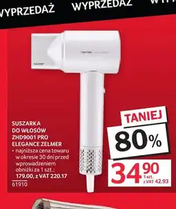 Selgros Suszarka do włosów ZHD9001 Pro Elegance Zelmer oferta