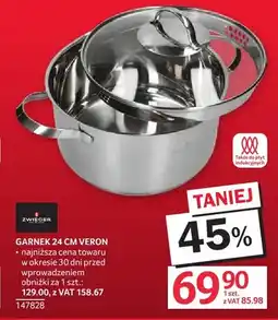 Selgros Garnek 24 cm Veron Zwieger oferta