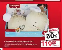 Selgros Śpiący króliczek uspokajacz Fisher-Price oferta