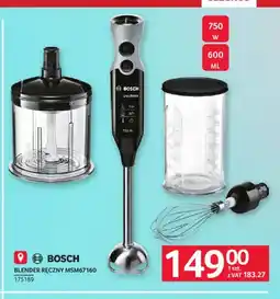 Selgros Blender ręczny MSM67160 Bosch oferta