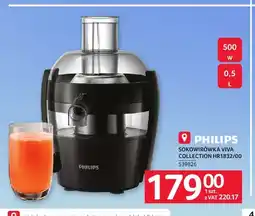 Selgros Sokowirówka Viva Collection HR1832/00 Philips oferta