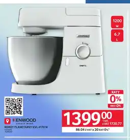 Selgros Robot planetarny Kvl 4170W Kenwood oferta