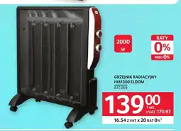 Selgros Grzejnik radiacyjny HM1300 Eldom oferta