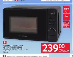 Selgros Kuchenka mikrofalowa PC-MWG1319 Profi Care oferta