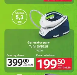 Selgros Generator pary Tefal SV6116 oferta