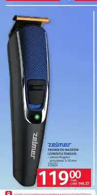 Selgros Trymer do włosów i zarostu ZGK6310 Zelmer oferta