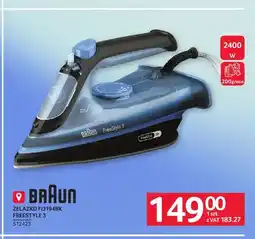 Selgros Żelazko FI3194BK FreeStyle 3 Braun oferta