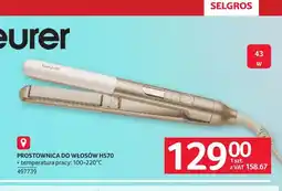 Selgros Prostownica do włosów HS70 Beurer oferta