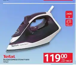 Selgros Żelazko Express Steam FV2835 Tefal oferta
