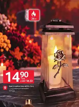 Selgros Znicz kapliczka Róża z wymiennym wkładem oferta