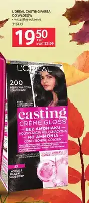 Selgros Farba do włosów L'Oréal Casting Crème Gloss 200 hebanowa czerń oferta