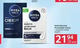 Selgros Balsam po goleniu Men Deep Comfort Nivea oferta
