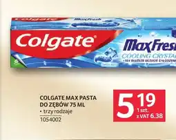 Selgros Pasta do zębów Colgate Max oferta