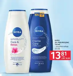 Selgros Żel pod prysznic Creme Care Nivea oferta