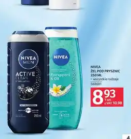 Selgros Żel pod prysznic Men Active Clean Nivea oferta
