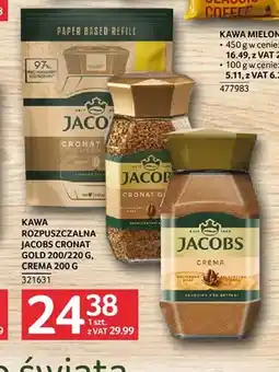Selgros Kawa rozpuszczalna Jacobs Cronat Gold oferta
