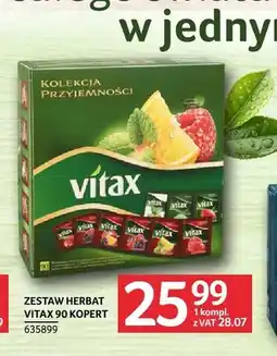 Selgros Zestaw herbat Vitax oferta