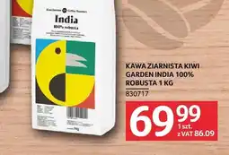Selgros Kawa ziarnista Kiwi Garden India 100% robusta oferta