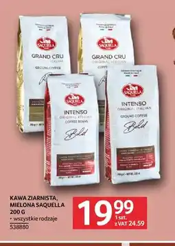 Selgros Kawa ziarnista mielona Saquella Grand Cru oferta