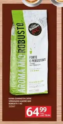 Selgros Kawa ziarnista Caffe Vergnano Amore Mio Robusta oferta