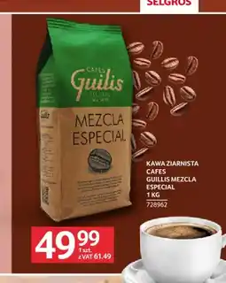 Selgros Kawa ziarnista Cafes Guillis Mezcla Especial oferta