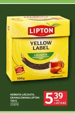 Selgros Herbata liściasta Lipton oferta
