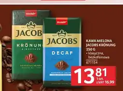 Selgros Kawa mielona Jacobs Krönung bezkofeinowa oferta