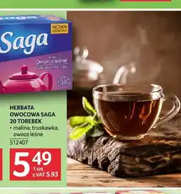 Selgros Herbata owocowa Saga malina oferta