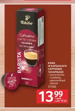 Selgros Kawa w kapsułkach Cafissimo Colombia Tchibo oferta