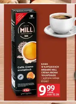 Selgros Kawa w kapsułkach Mr & Mrs Mill Crema Aroma oferta