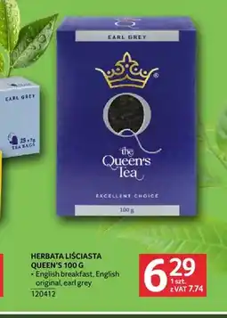 Selgros Herbata liściasta Queen's English breakfast oferta