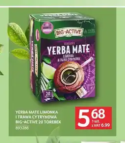 Selgros Herbata Yerba Mate limonka i trawa cytrynowa Big-Active oferta
