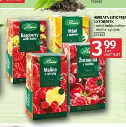 Selgros Herbata Bifix Premium miód-imbir oferta