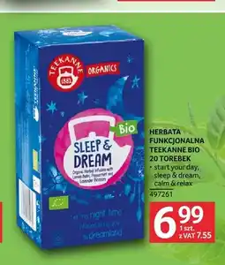 Selgros Herbata funkcjonalna Teekanne Bio start your day oferta